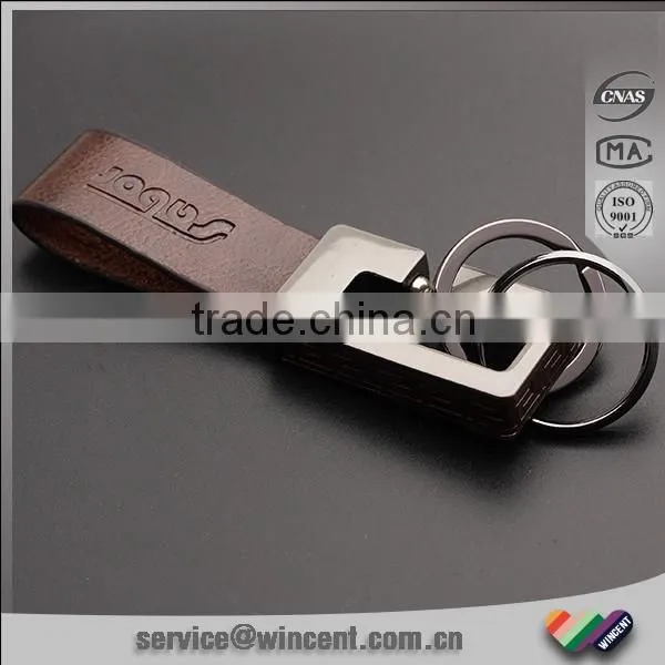 Good Quality Unique Design Leather Custom Keychain photo-2