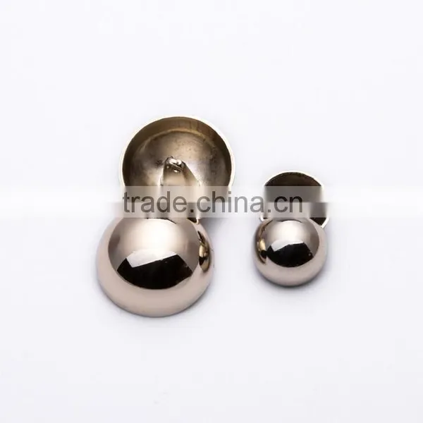 Round Metal Button, High-end Metal Buttons, Men's Big Coats Button photo-2