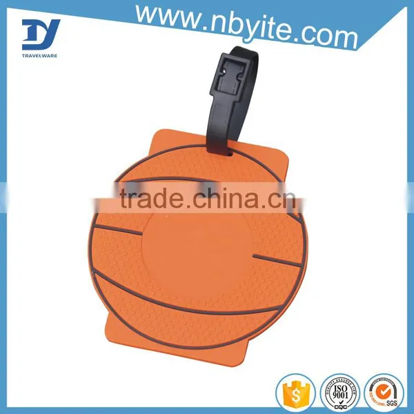 Hot Sale Round Shape id Card Holder Basketball Luggage Tag photo-3