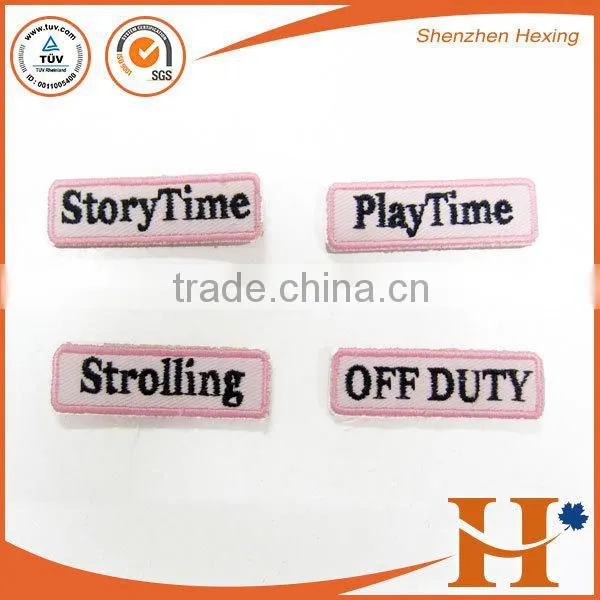 Custom High Quality Embroidery Number Hook and Loop Fastener Patches,embroidered Number Patches photo-2
