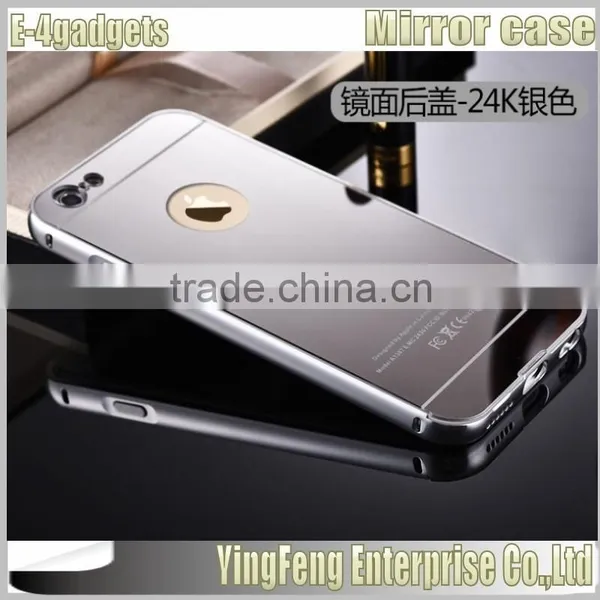 Aluminum Metal Frame Bumper Mirrior Back Mobile Phone Cover and Accessory for Iphone 6 Accessory for Iphone 6S photo-6