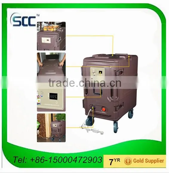 116L Hotel Calefaction Food Container, Multifunctional Food Container With Wheels Keeping Food Hot photo-4