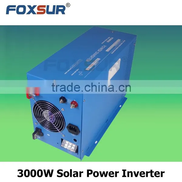 Foxsur 3000W 12V dc to 230V AC Manufacturer for House/solar System/car Pure Sine Wave Inverter With Controller photo-3