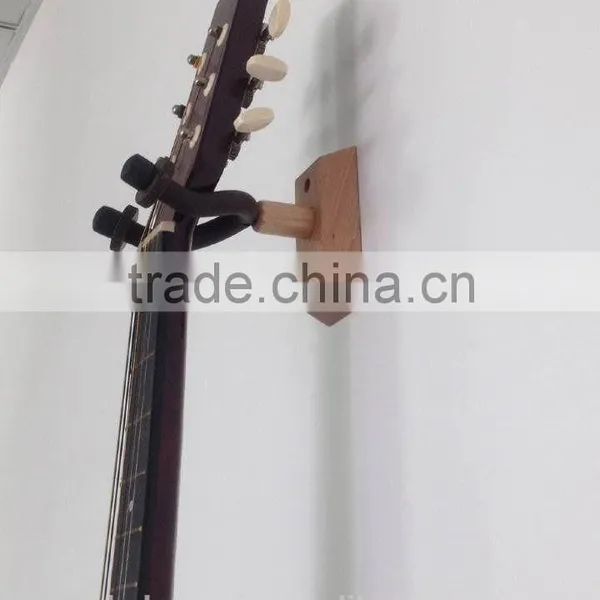 Hot Seller Auto Lock Guitar Hanger Driven By Gravity Steel/Rubber/Wood Material photo-4