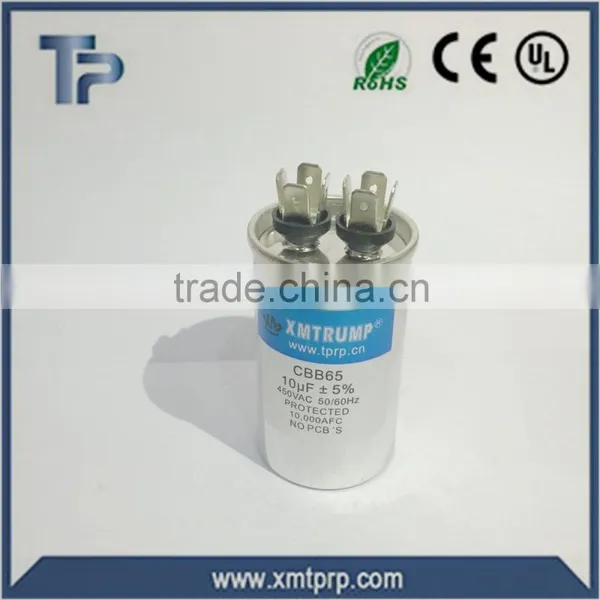 CBB65 Metal Film Capacitor for Air Conditioner