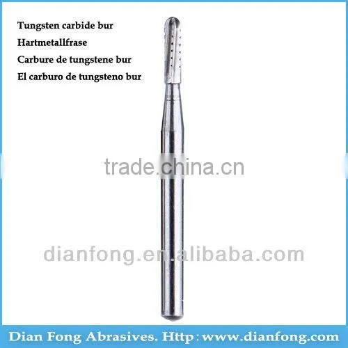 1158 Domed Fissure FG High Speed Tungsten Carbide Burs Dental Unit Used