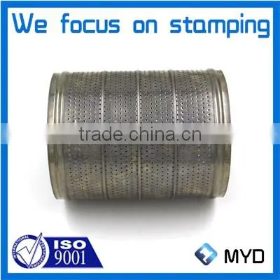 High Precision Welded Mesh Plate Cylinder Perforated Stainless Steel Part photo-5