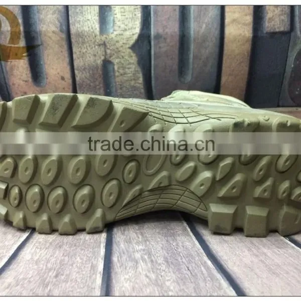 Wholesale Leather Khaki Waterproof Short Ankle Army Military Tactical Boots photo-2