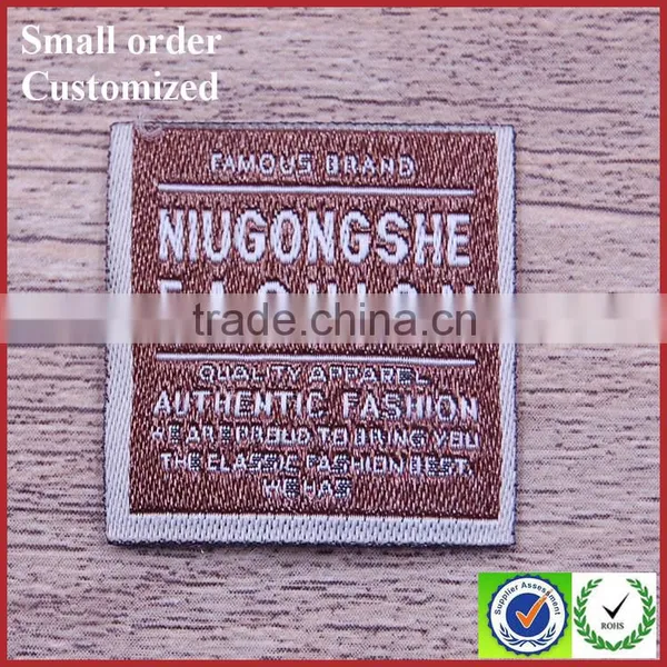 Two Layer High Quality Embroidery Label Manufacturer Cloth Label
