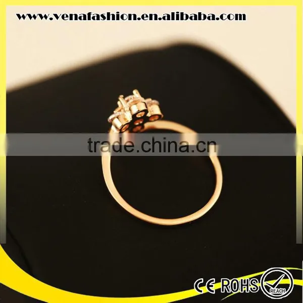 1pc White Zircon Ring, White Zircon Engagement Rings photo-4