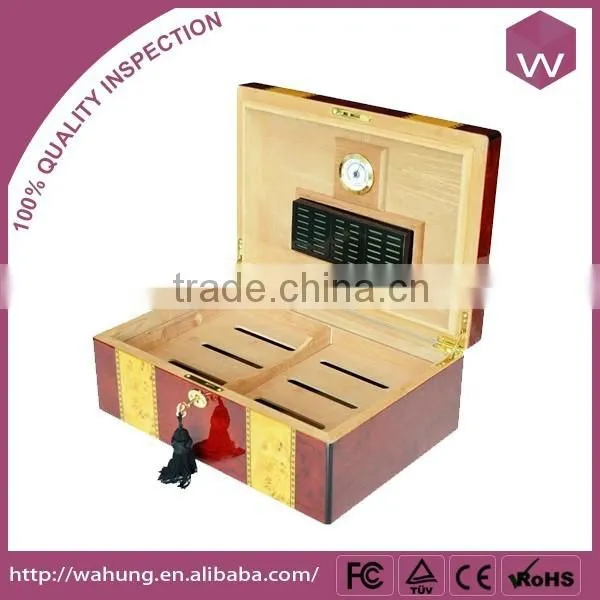 Top Grade Polishing Wooden Cigar Packaging Box for Sale photo-2