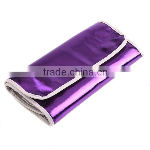 Hot!!100% High Quality 16 Pcs Professional Purple Makeup Brushes Set Tool Make Up Wood Tools Case Cosmetic Brush photo-3
