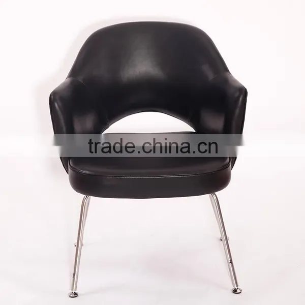 Office Chair Black Leather Dining Chairs Saarinen Executive Chair photo-2