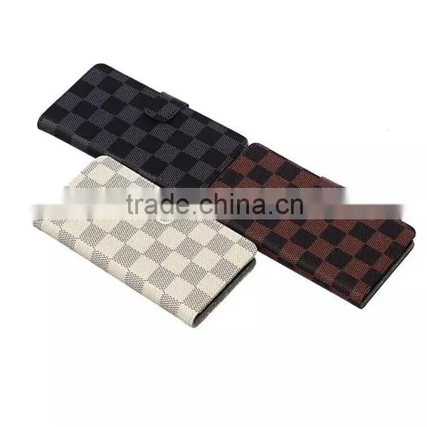Grid Wallet PU Leather For Sony Xperia Z4 Case Cover photo-2