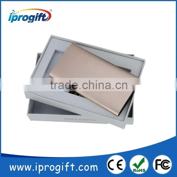 Free Sample Custom Logo Metal Mobile Emergency Battery Power Bank 10000mAh photo-3