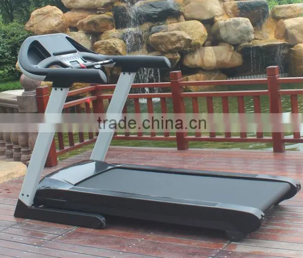 2016 New Exercise Equipment High End Motorized Fitness Treadmill With Speed Control Buttom
