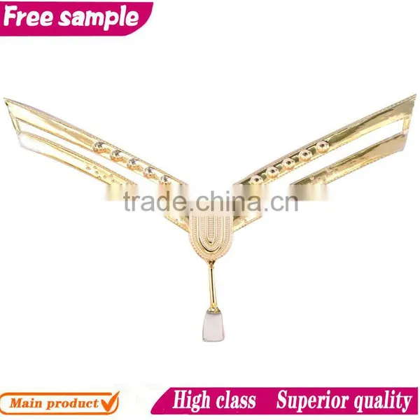 Gold TPU/PVC Shoes Component Shoes Upper for Sandal Accessories