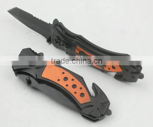 OEM Folding Rescue Knife With Orange Handle photo-4