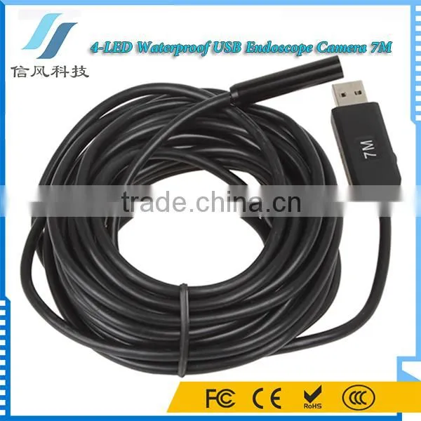 4 LED Waterproof 7M USB Endoscope Camera photo-4