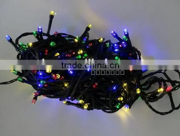 Series String Xmas Decoration Light With Solar Panel for Supermarket 10meter 20meter 100meter photo-4