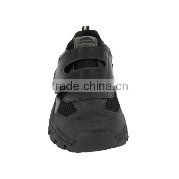 Choozii Custom Logo Manufacturers Designer Children Black Leather Mesh Sport Sneaker School Shoes for Teenage Boys photo-4