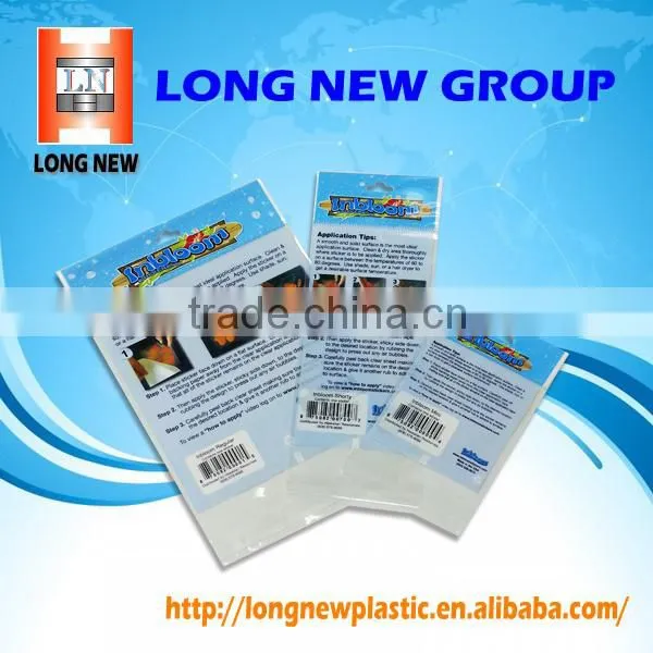 CMYK Printing BOPP Header Self Adhensive Seal Bag With Hanging Hole & Sealing Tape photo-4