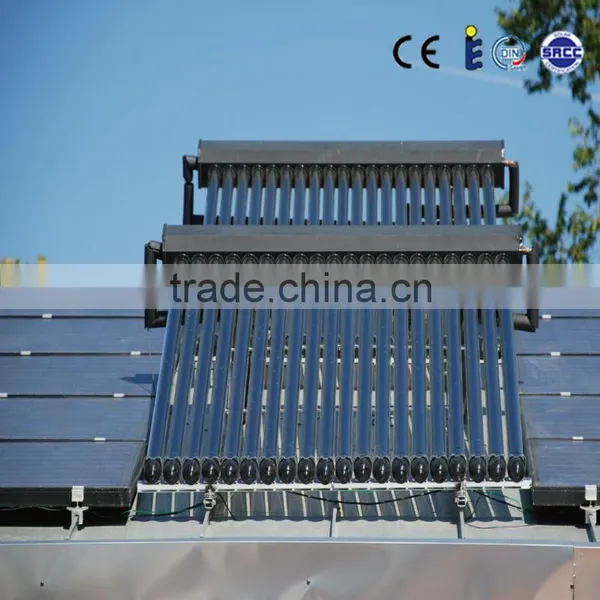 Parabolic Heat Pipe Vacuum Solar Collector With Solar Keymark Approved for Sale photo-3
