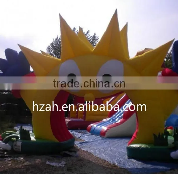 Inflatable Smiling Sun and Flower Arch for Festival Decoration photo-2