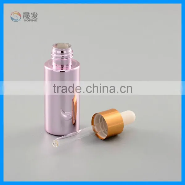 China Style Cosmetic Packaging Essential Oil Bottle With Lid Dropper photo-2