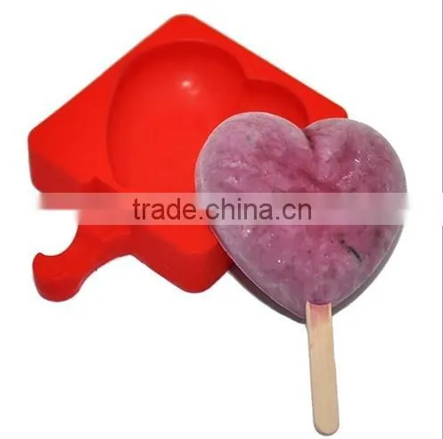 2016 Hot Summer Gadget Silicone Popsicle Mold,cute Ice Cream Tools photo-5