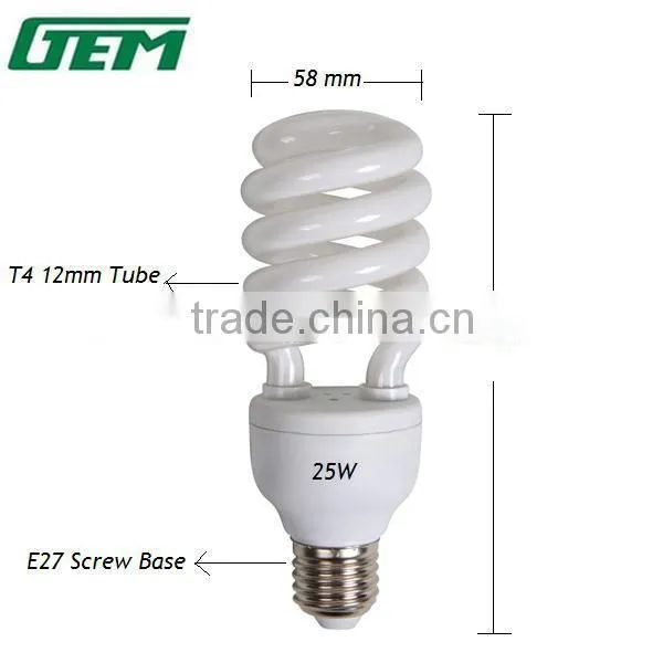 DEM-24 Half Spiral Daylight Lamp, 24W CFL photo-2
