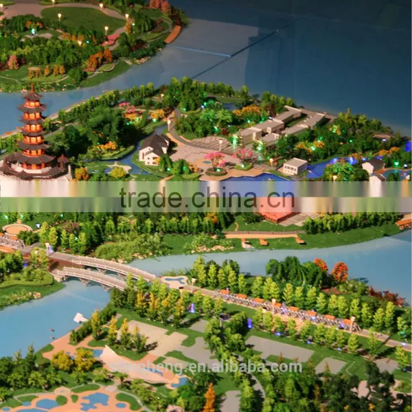 Sea Island Miniature Architectural Scale Model for Sale photo-4
