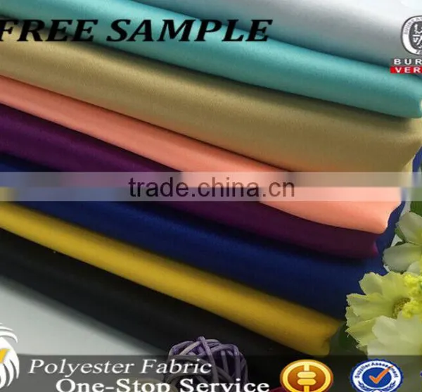 Stretch Thick Heavy Satin Fabric for Lady Fashion Dress photo-2