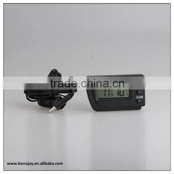 Plastic Thermometer Hygrometer With Dual Sensor Cable photo-3