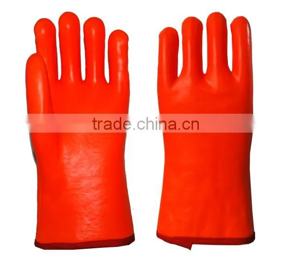 High Quality China Flourescent Pvc Anti-Cold Glove For Winter photo-2