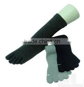Bamboo charcoal cotton 5 toes socks