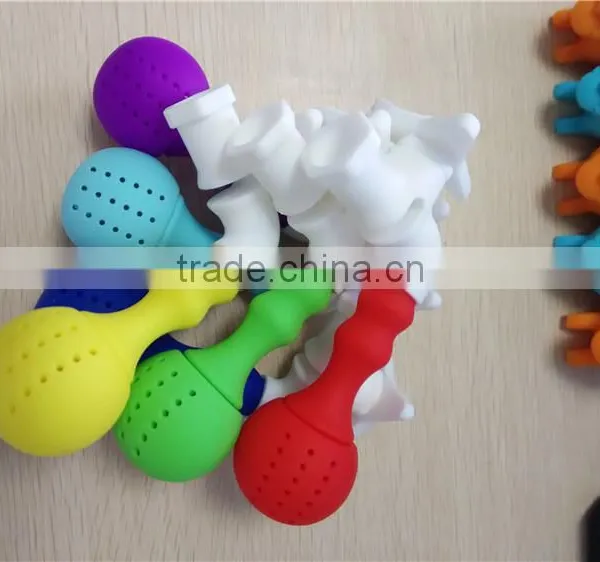 Novelty Design The Faucet Silicone Tea Infuser Silicone Strainer Filter Silicone Steeper