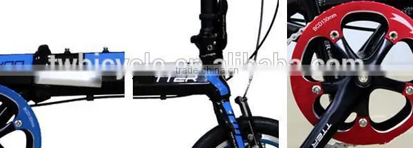 14" Foldable Bicycle Mini Bikes 9.5KG Suitable for Ladies and Children photo-5