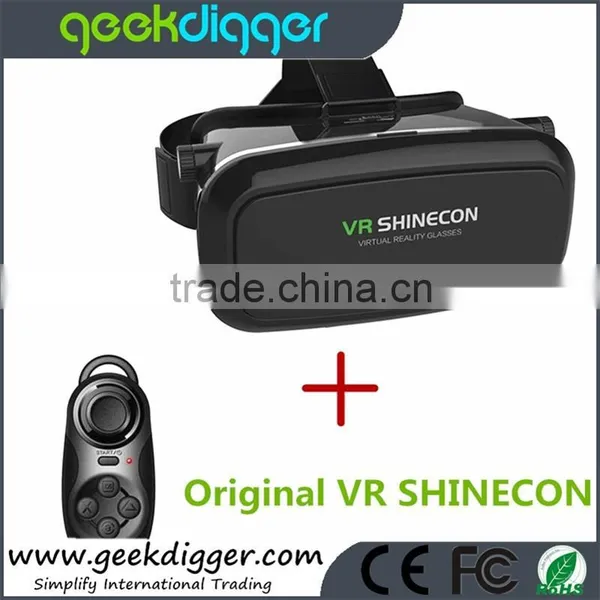 VR Shinecon No MOQ glasses 3d with Joystick glasses 3d VR Shinecon