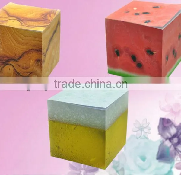 Blank Note Cubes,paper Block Note Cube Memo Cube photo-3