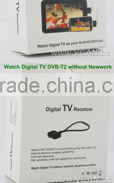 DVB-T2S Android Usb tv Tuner MPEG4 DVB-T DVB-T2 Usb tv Tuner for Android Pad photo-6