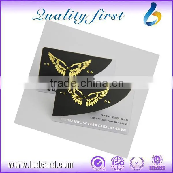 CR80 CMYK Printing Frosted / Clear Transparent PVC Plastic Business Card photo-2
