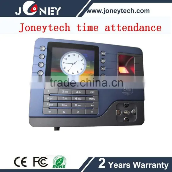 3.5 Inch TFT P2P Fingerprint Linux Terminal Time Attendance With USB Cable photo-2