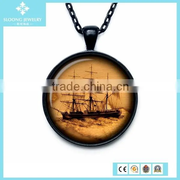 2015 Online Black Plated Silver Vintage Pendant photo-4