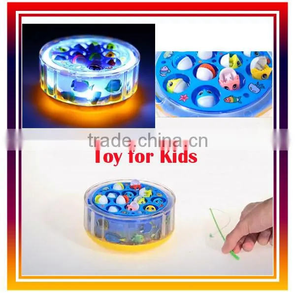 Fishing Interactive Game Toy for Kids,B/O music fishing toy game