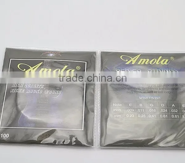 Wholesale Guitar Strings Amola Nickel Alloy E100 009 Electric Guitar Strings photo-3