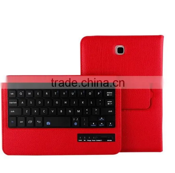 Litchi Pattern All-in-one Bluetooth Keyboard for Samsung TABA 8.0inch T350/T351-SA1035 photo-6