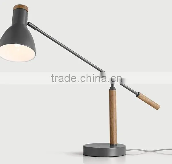 Adjustable Angle Table Lamp Metal With Powder Coating Finished Bedside Table Lamp Bedroom Study Room Table Lamp photo-3