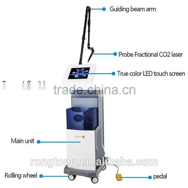 Carboxytherapy Co2 Fractional Laser Beauty Machine Co2 Laser 1ms-5000ms 100um-2000um With Scanner Rf Driver Fractional Co2 Laser Vaginal Rejuvenation photo-4