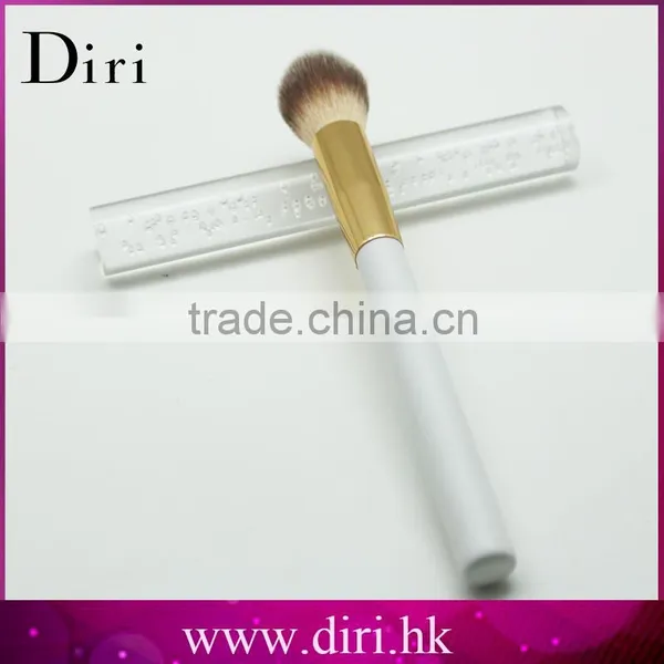 Pro Soft White Handle Premium Flat Liquid Foundation Brush for Face Makeup